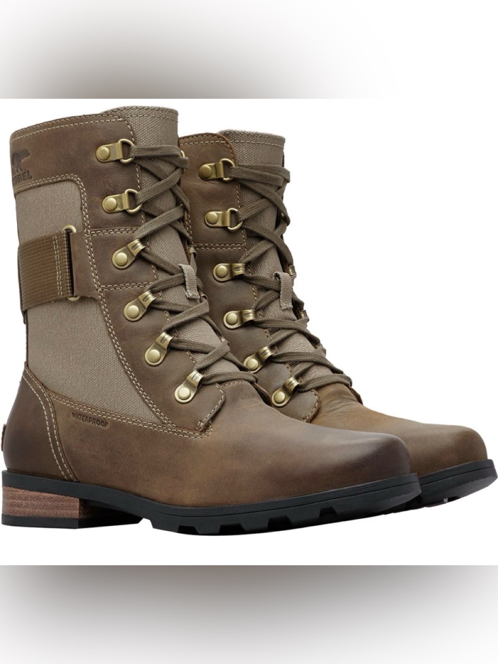 SOREL Emelie waterproof Conquest combat moto boots Women’s size 11